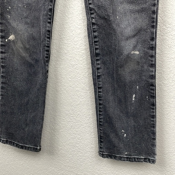 The Ragged Priest High Rise Straight Leg Jeans Antique Faded Black Sz 30 - Picture 3 of 14